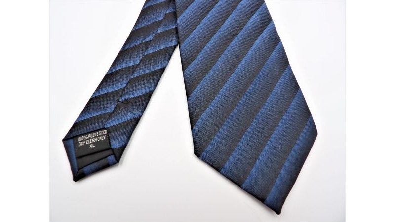 kensington a1013/6 diagonal striped tie navy