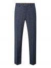 skopes woolf checked trouser navy