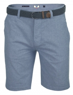 d555 tiger stretch oxford chino shorts with belts