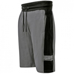 d555 casper couture elasticated panel shorts grey