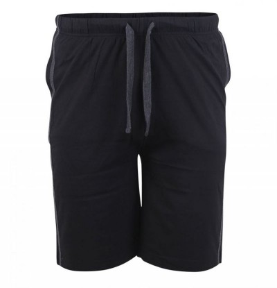 D555 211102 Orwell Two Pack Jersey Shorts Black/Charcoal
