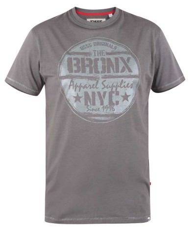 D555 Margate The Bronx Circle Printed T-Shirt Khaki