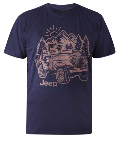 d555 601221 argent official jeep printed t-shirt