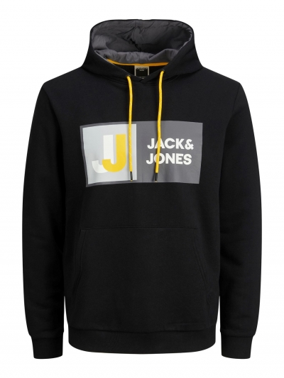 jack & jones logan hoodie black