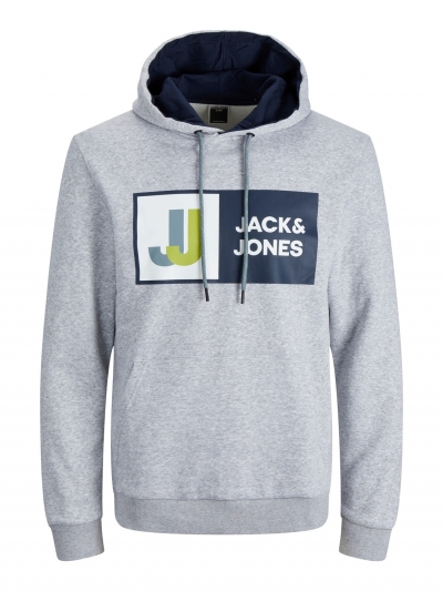 jack & jones logan hoodie grey