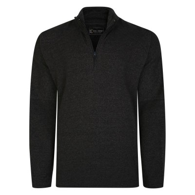 KBS 7062 Twisted Pique Sweatshirt Charcoal
