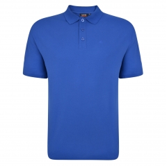 espionage plain polo shirt with pocket royal blue