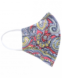 double two multicoloured print face mask