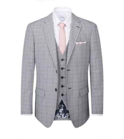 Skopes Anello Grey Check Suit Jacket