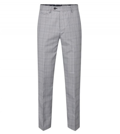 Skopes Anello Grey Check Suit Tailored Trousers