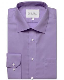 Double Two SLX8500 Paradigm Pure Cotton Shirt Purple